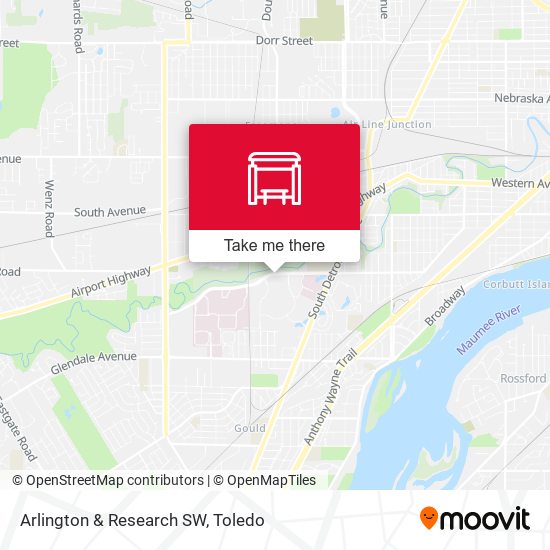 Arlington & Research SW map