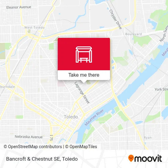 Bancroft & Chestnut SE map