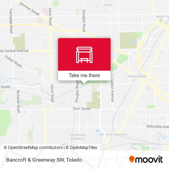 Mapa de Bancroft & Greenway SW