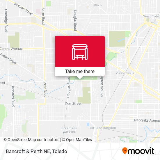 Bancroft & Perth NE map