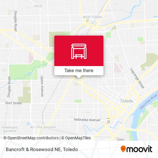 Mapa de Bancroft & Rosewood NE