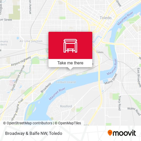 Mapa de Broadway & Balfe NW