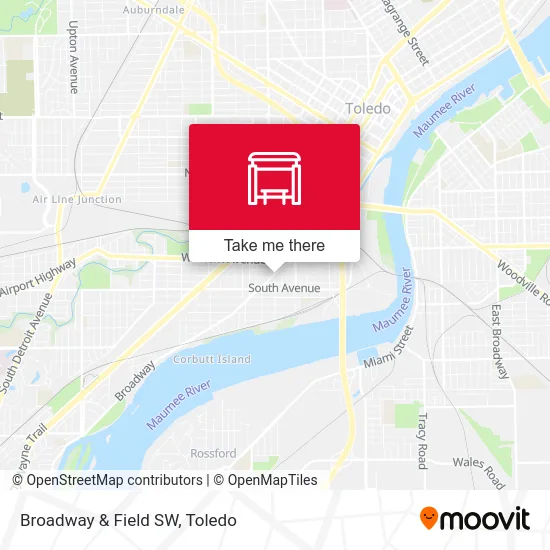 Broadway & Field SW map