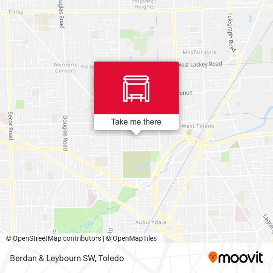 Mapa de Berdan & Leybourn SW
