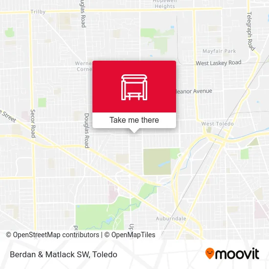 Berdan & Matlack SW map