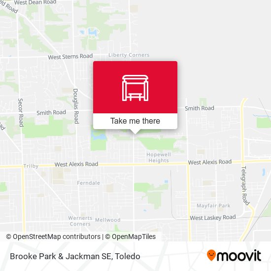 Brooke Park & Jackman SE map
