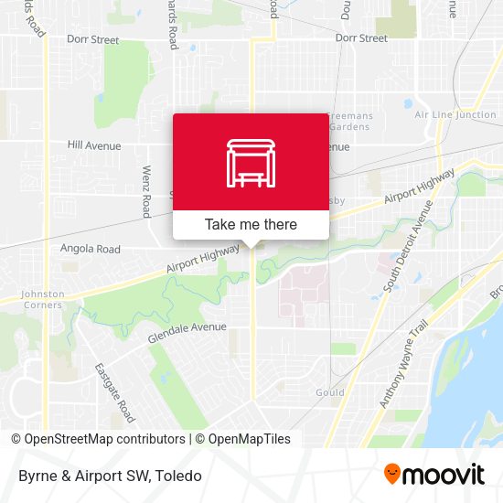 Byrne & Airport SW map