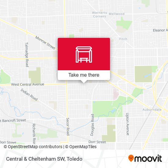 Mapa de Central & Cheltenham SW