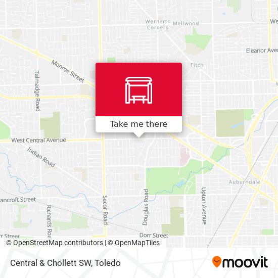 Mapa de Central & Chollett SW