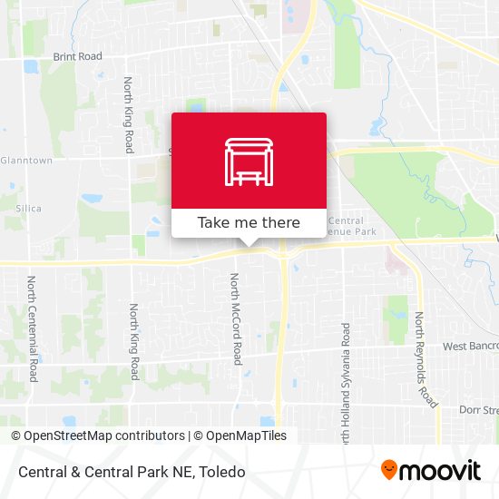 Central & Central Park NE map