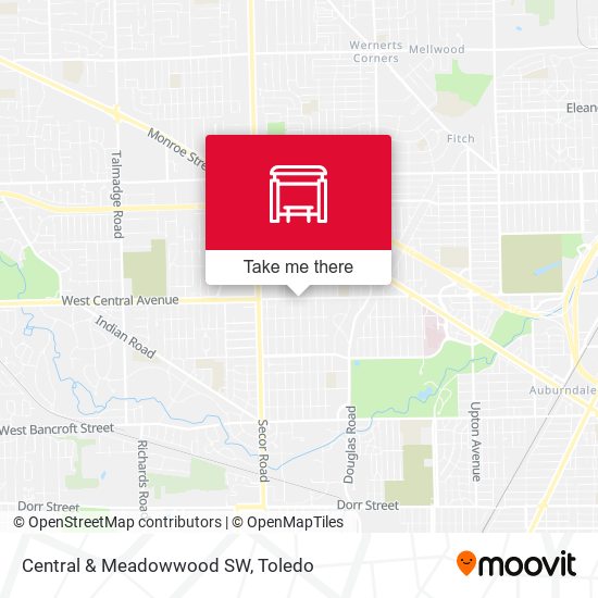 Mapa de Central & Meadowwood SW