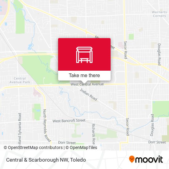 Mapa de Central & Scarborough NW