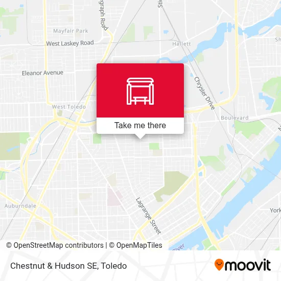 Chestnut & Hudson SE map