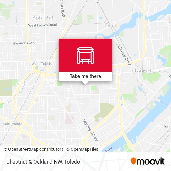 Mapa de Chestnut & Oakland NW