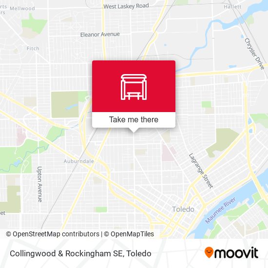 Collingwood & Rockingham SE map
