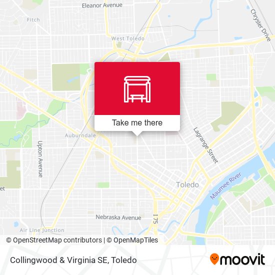 Collingwood & Virginia SE map