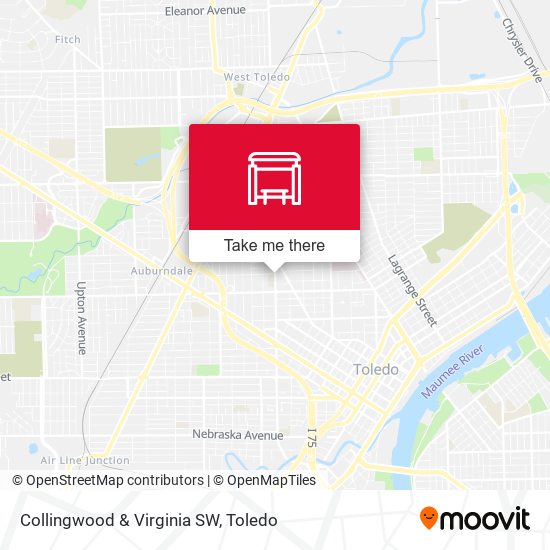 Collingwood & Virginia SW map