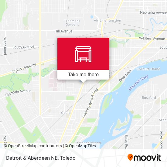 Mapa de Detroit & Aberdeen NE