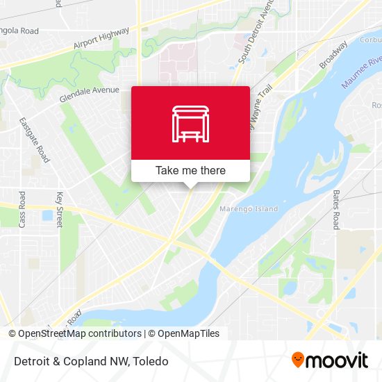 Mapa de Detroit & Copland NW