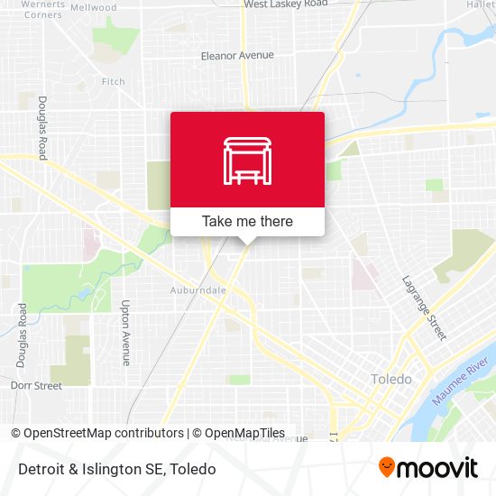 Mapa de Detroit & Islington SE