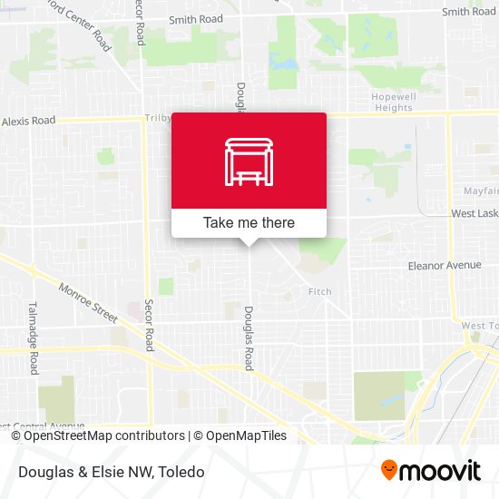 Mapa de Douglas & Elsie NW