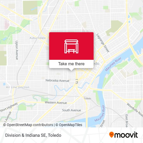 Division & Indiana SE map
