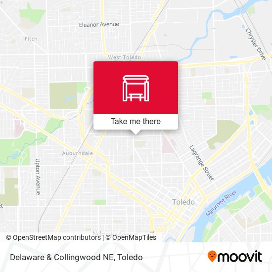 Mapa de Delaware & Collingwood NE