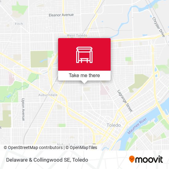 Mapa de Delaware & Collingwood SE