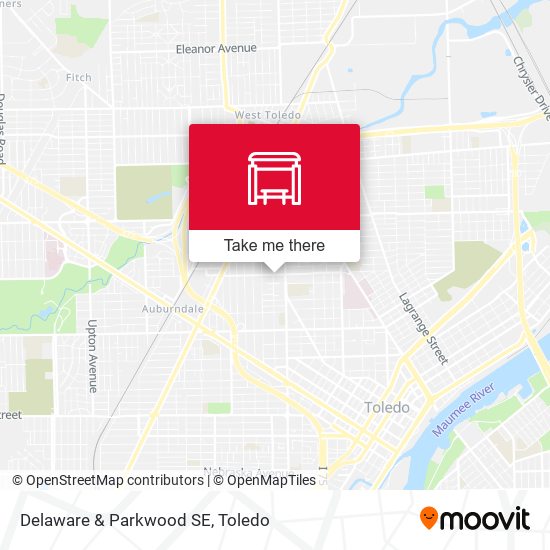Mapa de Delaware & Parkwood SE