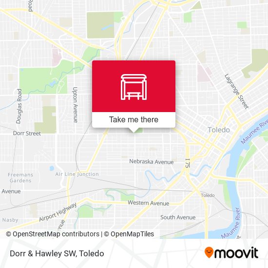 Dorr & Hawley SW map