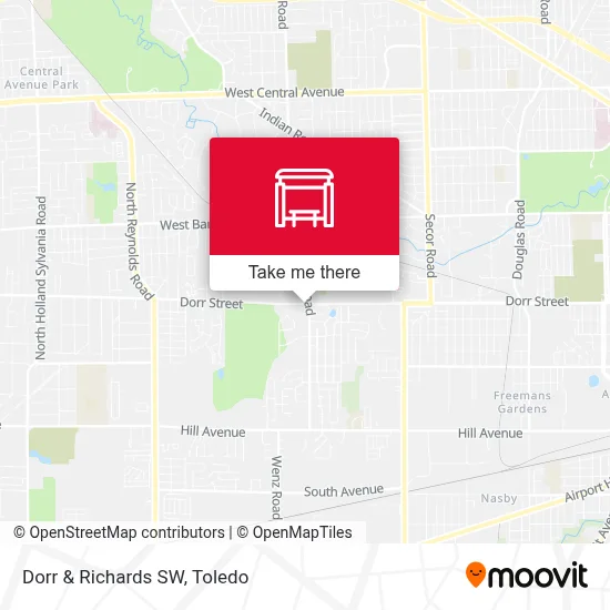 Dorr & Richards SW map