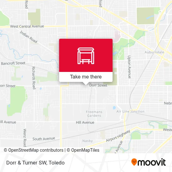 Dorr & Turner SW map