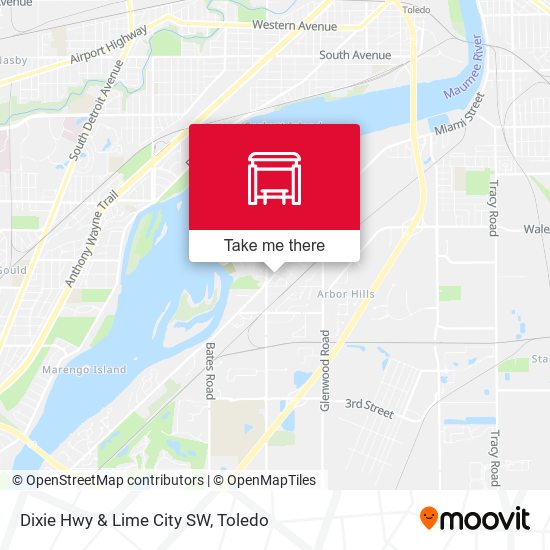 Dixie Hwy & Lime City SW map