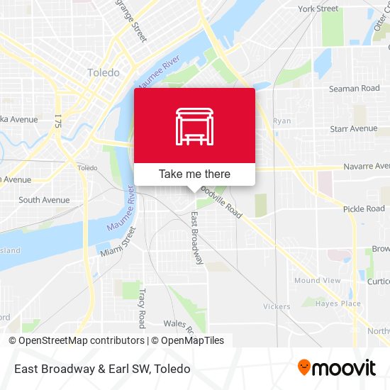 Mapa de East Broadway & Earl SW