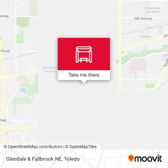 Glendale & Fallbrook NE map