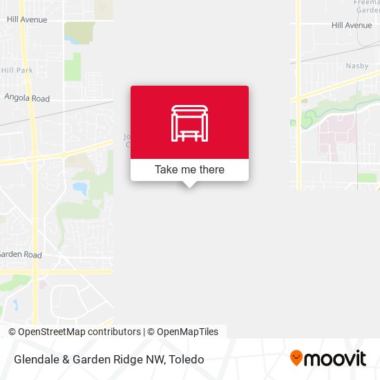 Glendale & Garden Ridge NW map