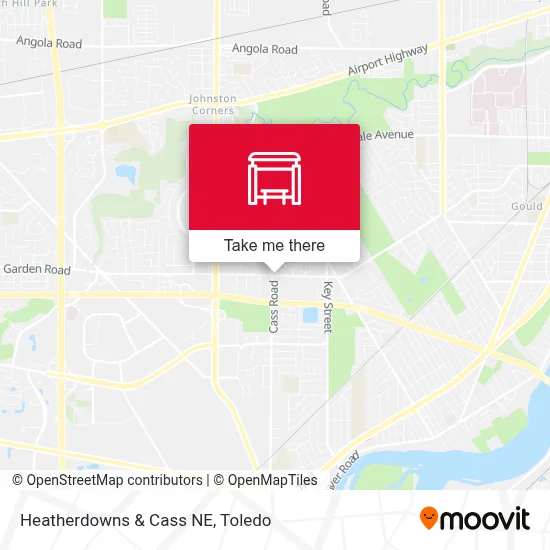 Heatherdowns & Cass NE map