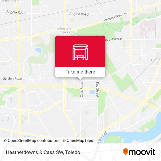 Heatherdowns & Cass SW map