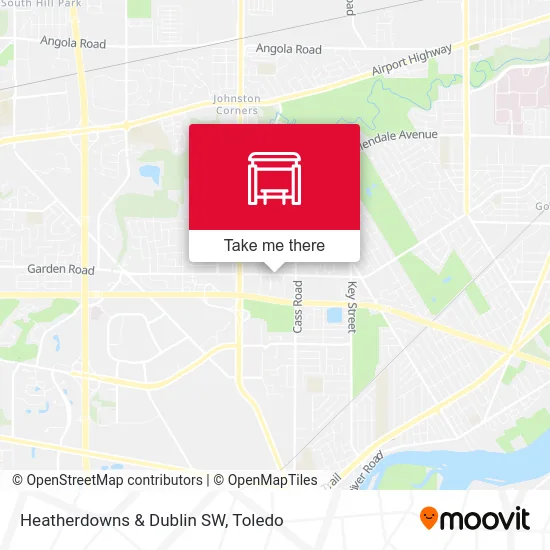 Heatherdowns & Dublin SW map