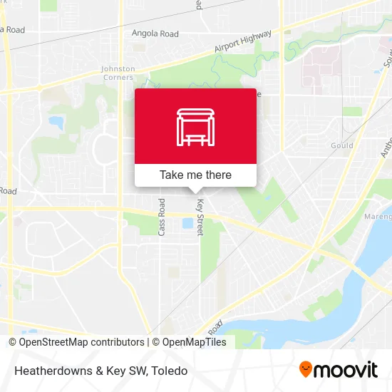Heatherdowns & Key SW map