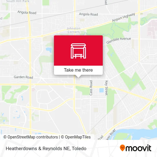 Heatherdowns & Reynolds NE map