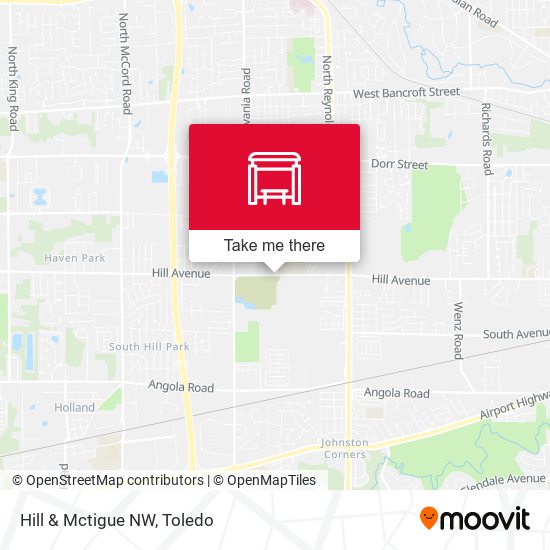 Mapa de Hill & Mctigue NW