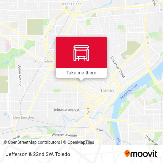 Jefferson & 22nd SW map