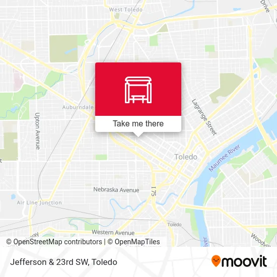 Jefferson & 23rd SW map