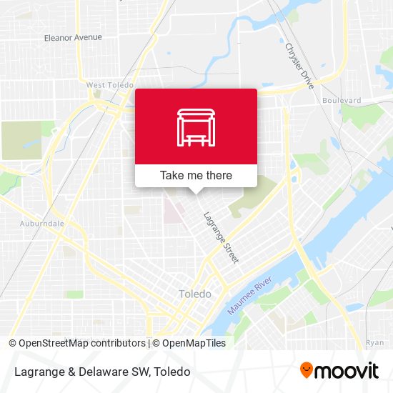 Mapa de Lagrange & Delaware SW