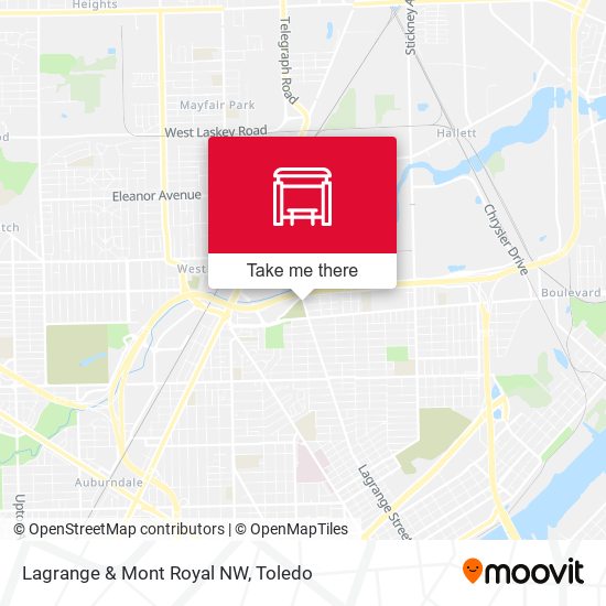 Mapa de Lagrange & Mont Royal NW