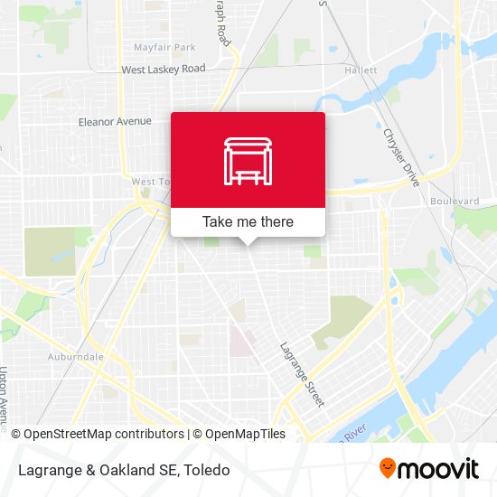Mapa de Lagrange & Oakland SE