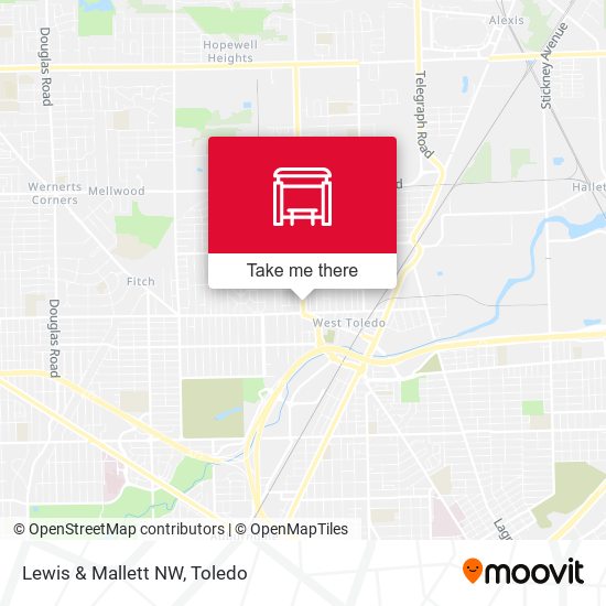 Mapa de Lewis & Mallett NW