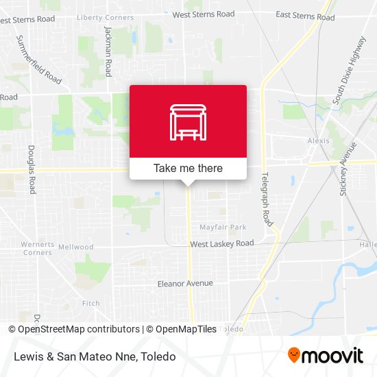 Lewis & San Mateo Nne map