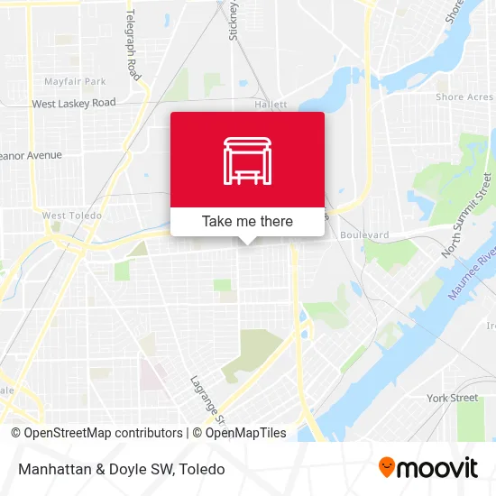 Manhattan & Doyle SW map